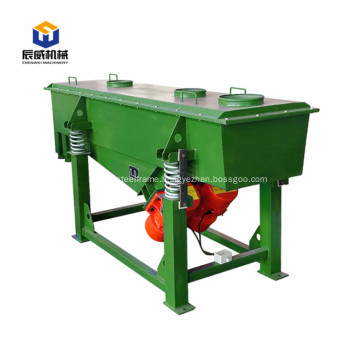 Linear vibrating screen for building material